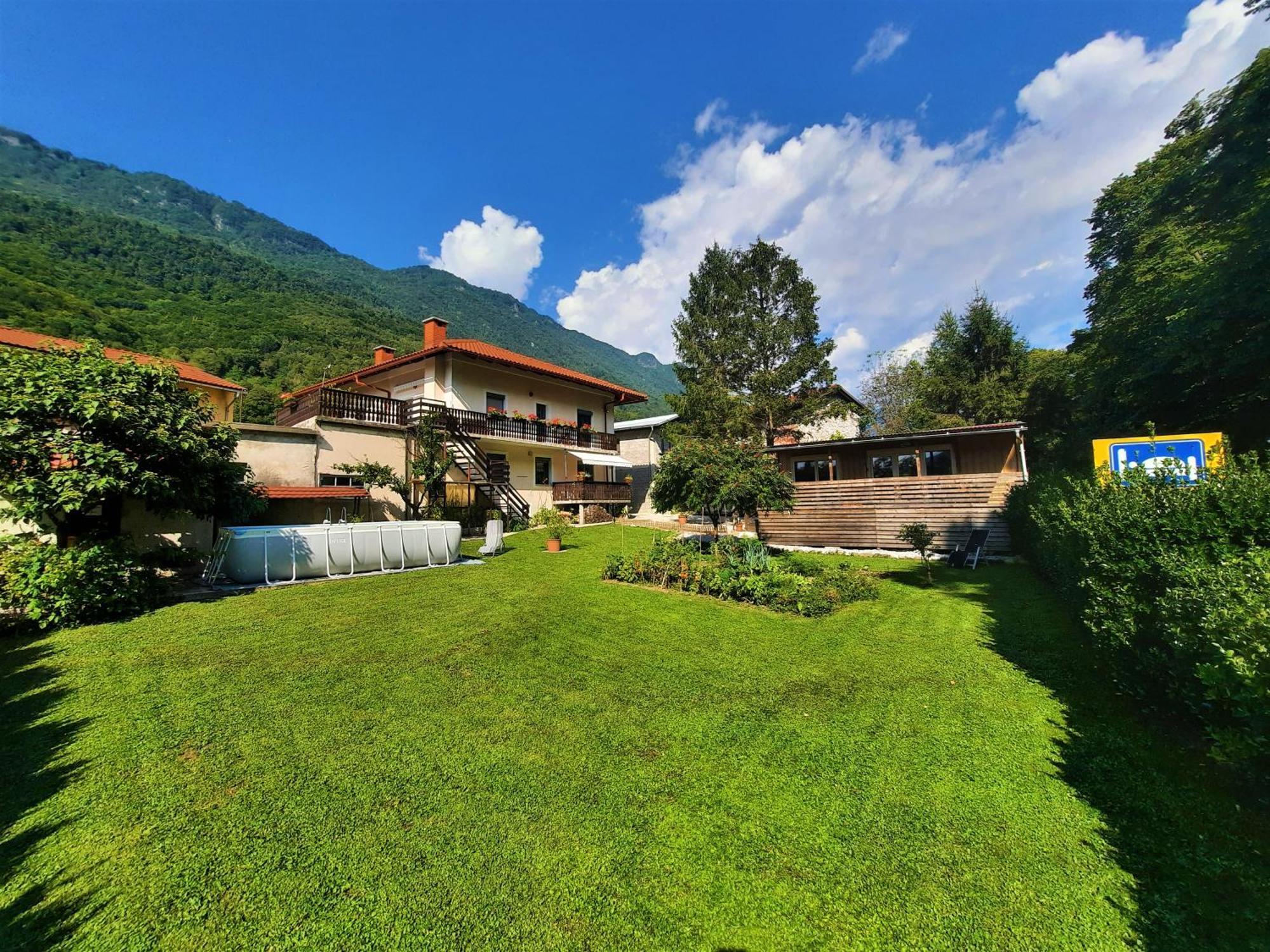 Chalet And Apartment Zonir With Sauna Kobarid Exterior photo